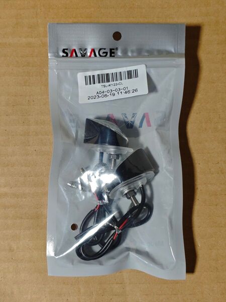 ヤマハ YZF‐R7用埋め込み式LEDフロントウインカー