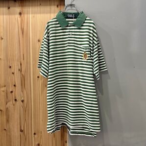 90s ラルフローレン ポロシャツ スリット 古着 L