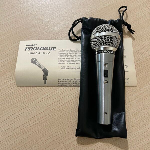 SHURE PROLOGUE 12L- LC ダイナミックマイク 1980年代