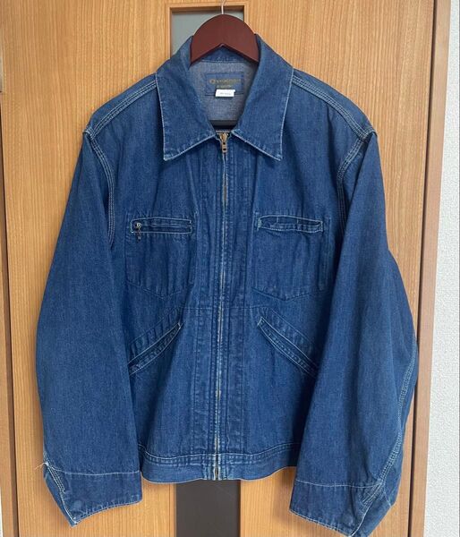 70s80s USA製 OSHKOSH デニムジャケット 濃厚