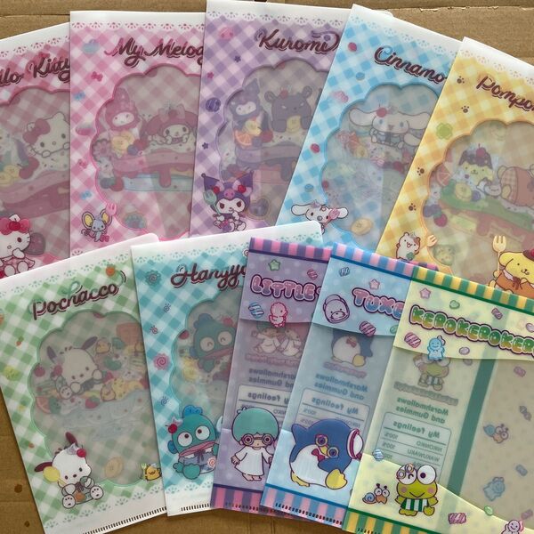 サンリオ ミニクリアファイル 10種コンプリート 値下げ×ばら売り×