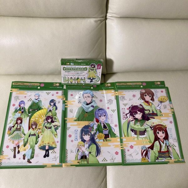 アイドルマスター 一ノ瀬志希 アクリルスタンド &オリジナルA4クリアファイル3種 3枚 サントリー伊右衛門