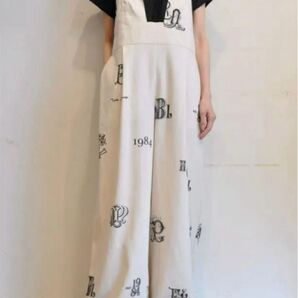 Thomas Magpie C/Linen PRINT overall 美品