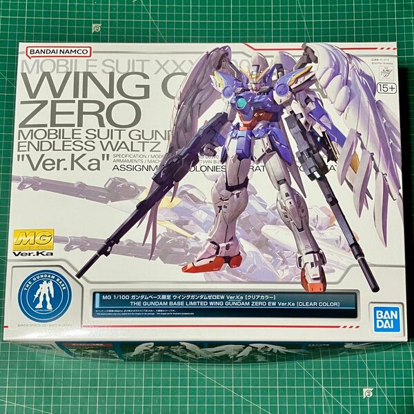 【未組立】1/100 MG XXXG-00W0 ウイングガンダムゼロEW Ver.Ka(クリアカラー)