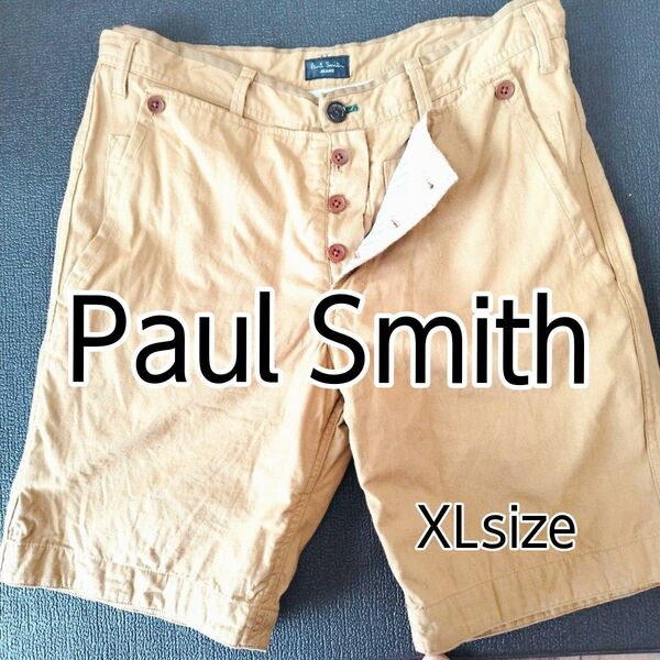 Paul Smith ポールスミスジーンズ ハーフパンツ XL ベージュ ショートパンツ
