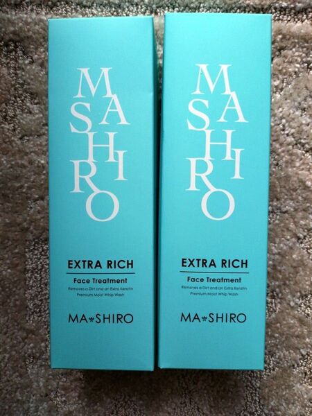 MA SHIRO エクストラリッチフェイストリートメント【洗い流すパック・洗顔料】 2個セット