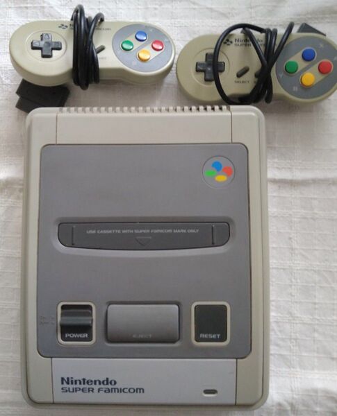 【ジャンク】 スーパーファミコン 本体 コントローラー2点