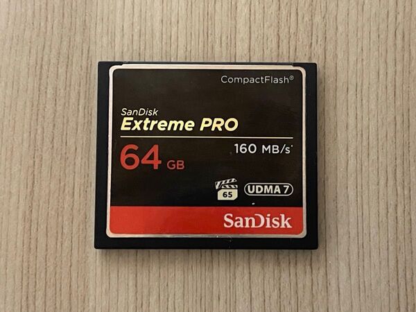 SanDisk Extreme PRO CFカード 64GB 中古 海外リテール品