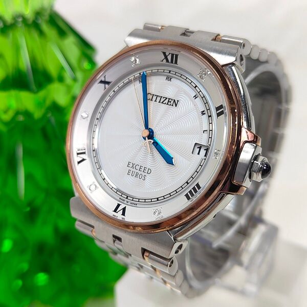 シチズン エクシード メンズ 腕時計 AS7076-51A 電波時計 エコドライブ CITIZEN EXCEED