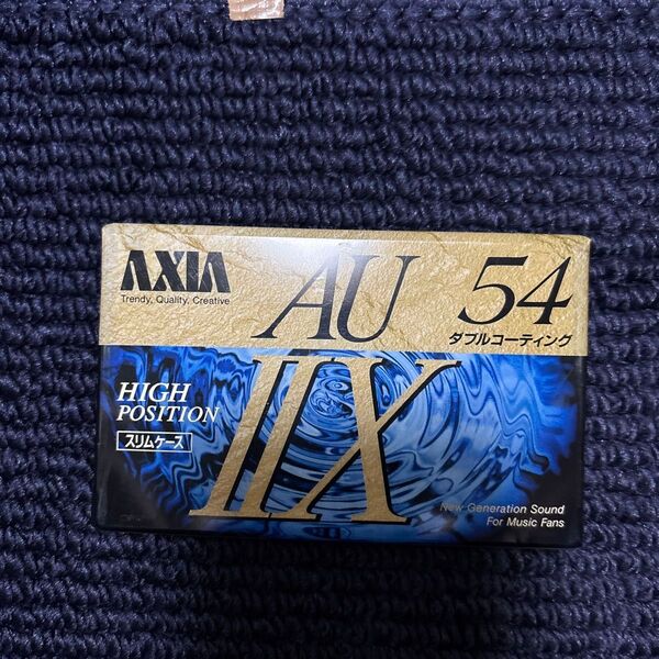 AXIA AU-ⅡX 54 ハイポジションカセットテープ 未使用
