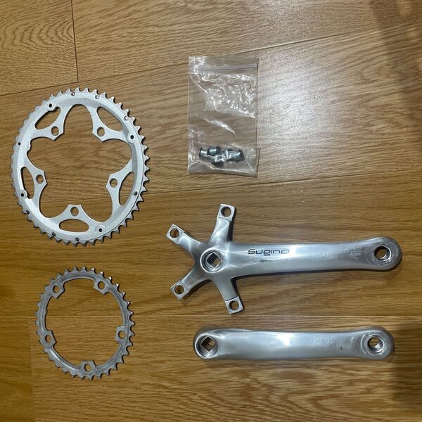 SUGINO XD2 クランク 170mm スギノ チェーンリング ダブル PCD110