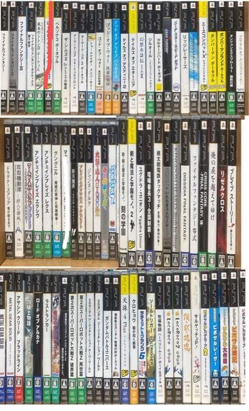 PSP ソフト まとめ売り セット ダブリ 無し 大量 118本 UMD