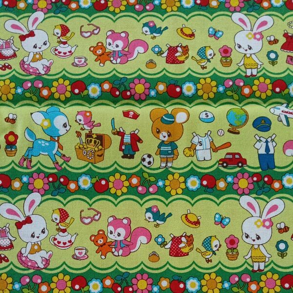 はいから横町 生地 110×50cm
