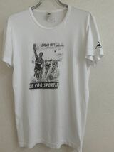 le coq sportif ルコック　メンズ半袖Tシャツ　LE TOUR プリント_画像1