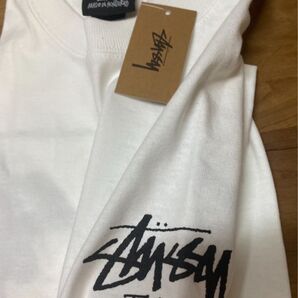 STUSSY Tシャツ STOCK TOKYO SS25 TEE WHITE Mサイズ ステューシー 半袖