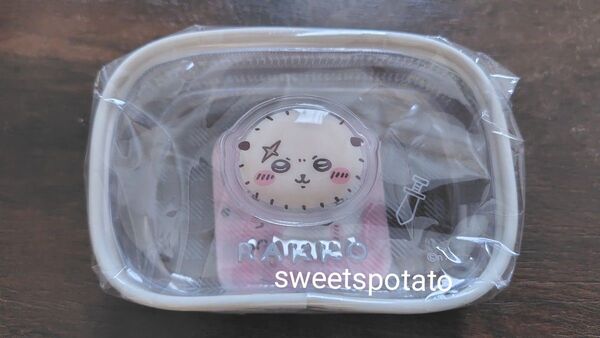 ちいかわぷっくりクリアミニポーチ ラッコ アミューズメント景品 プライズ タグ付き