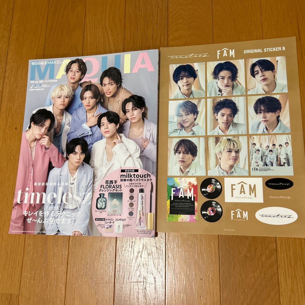 非売品 告知 ポスター timelesz FAM timelesz FAM タイムレス 会場先行 ステッカーセット 愛知
