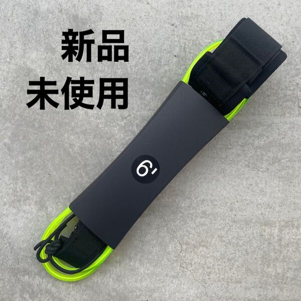 新品 サーフィン リーシュコード ブルー 黒 ショートボード ミッドレングス 青 ファンボード