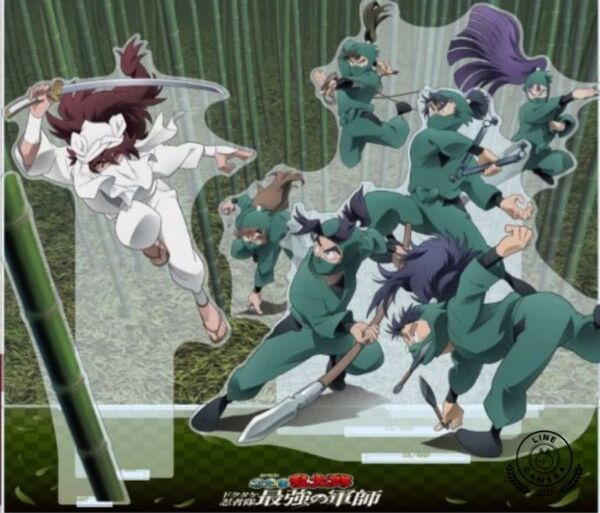 劇場版 忍たま乱太郎 ドクタケ忍者隊最強の軍師 blu ray特典 ジオラマアクリルスタンド 天鬼vs六年生