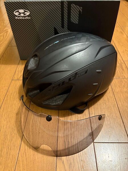 OGK KABUTO AERO-R2 マットブラック S/M 自転車 ヘルメット