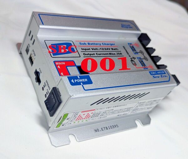 (中古・動作確認済み)New Era SBC-001B サブバッテリーチャージャー 走行充電器