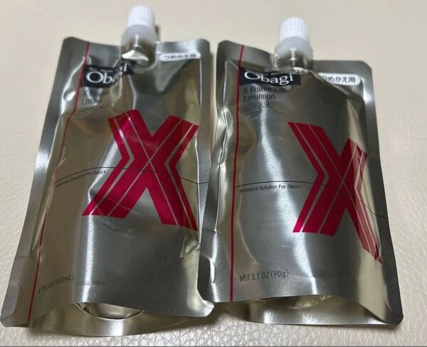 Obagi 新品 オバジ X frame lift lotion 化粧水 フレームリフトローション エマルジョン 乳液 詰替用