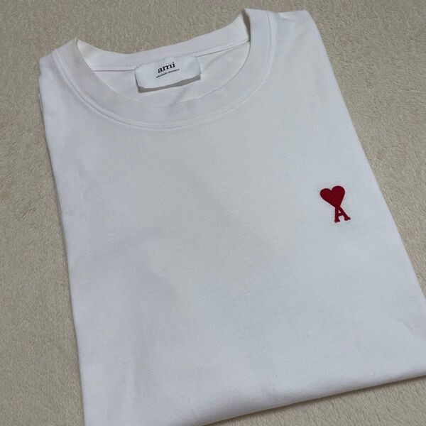 【美品】ami parisアミパリス Tシャツ L