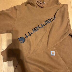 carhartt プルオーバーパーカー ブラウン