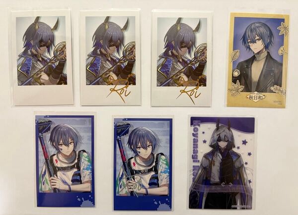 小柳ロウ ランダムチェキ風カード にじさんじスナック クリアカード まねきねこ秋日和 特典