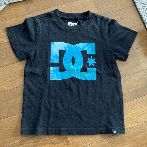 DC Tシャツ キッズ 100黒 ブラック タイダイ