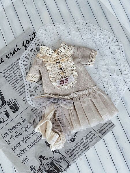 作家様 ブライス リカちゃん ワンピース アウトフィット ハンドメイド 森の妖精