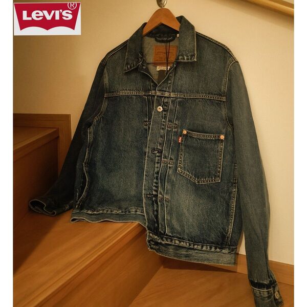 【新品】Levi's 1st デニムジャケット Gジャン ファースト ヴィンテージ インディゴ リーバイス 42相当