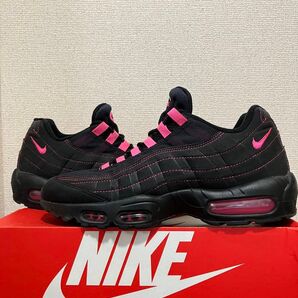 NIKE AIRMAX95 ブラック×ピンク28センチ