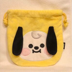 LINE FRIENDS☆BT21☆CHIMMY☆チミー☆フェイス巾着