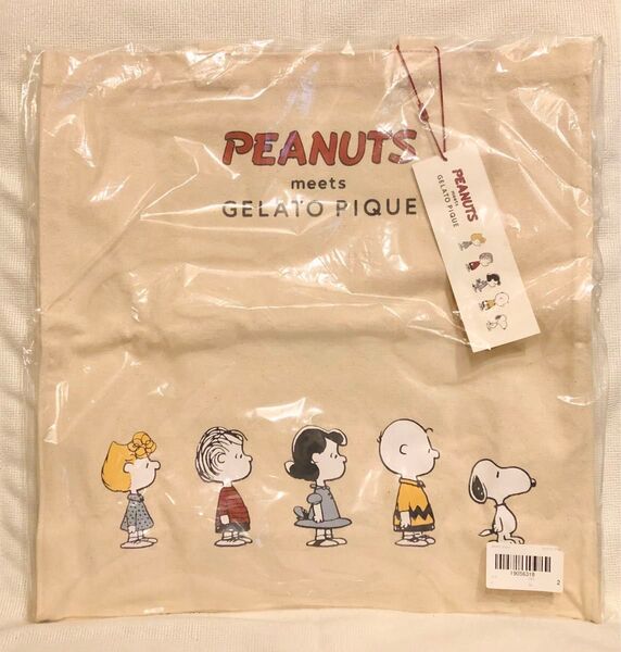 スヌーピー☆ジェラートピケ☆トートバッグ☆ジェラピケ☆SNOOPY