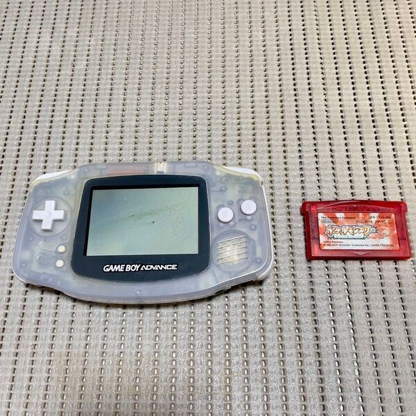 ゲームボーイアドバンス ミルキーブルー ポケットモンスタールビー 動作確認済み