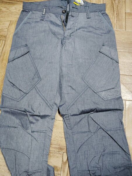寅壱【夏物5071.4紺】カーゴパンツ.ウエスト76cm