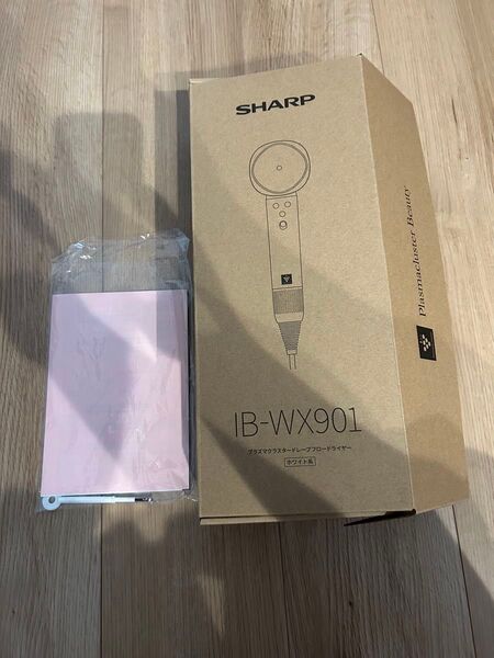 【空き箱】 SHARP IB-WX901-Wプラズマクラスター ドライヤー空箱、取説のみ