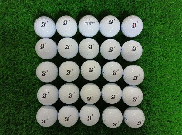ブリヂストン BRIDGESTONE TOUR B EXTRA SOFT ロストボール 年式混合 ホワイト 25個