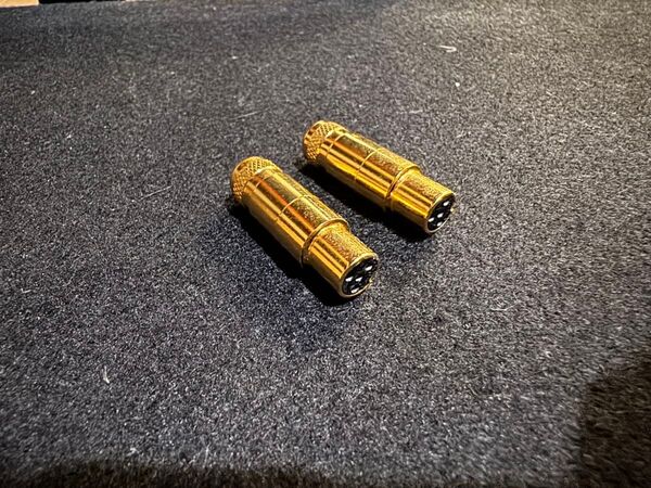 3.5mm to mini xlr 4pin 8n銅