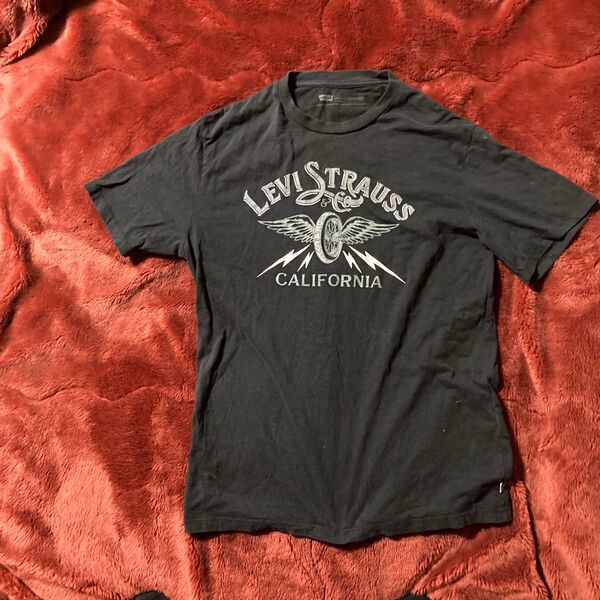 Levi's Tシャツ ヴィンテージプリント 黒 Lサイズ 古着