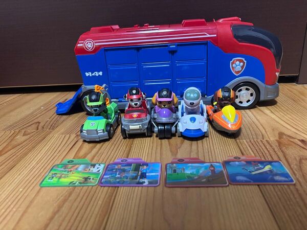 廃盤品 希少 パウパトロールのミッションクルーザー、ビークル、人形セット