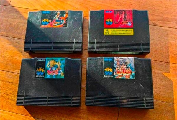 【セット販売】SNK 超ド級 ゲーム【NEOGEO ネオジオ】カセット4本 箱無