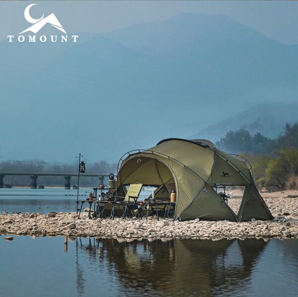 TOMOUNT G MOON TENT ナイロン シェルターテント カーキ キャンプ アウトドア