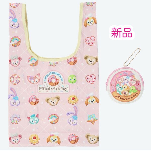 ショッピングバッグ エコバッグ ダッフィーフレンズのフィルドウィズジョイ