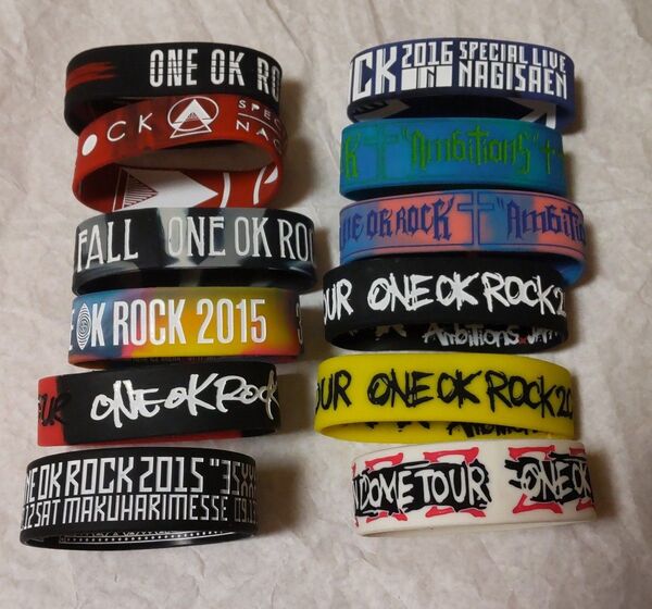 ONE OK ROCK ワンオクロック ラバーバンド ラババン 12個セット