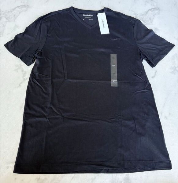 CK新品 CALVIN KLEIN カルバン クライン メンズS Tシャツ ブラック