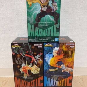 僕のヒーローアカデミア 緑谷出久 爆豪勝己 轟焦凍 MAXIMATIC フィギュア3点セット