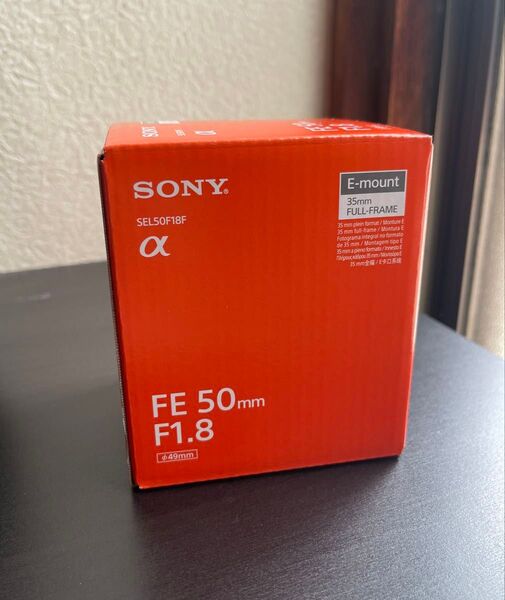 SONY FE 50mm F1.8 単焦点レンズ SEL50F18F 新品未開封品