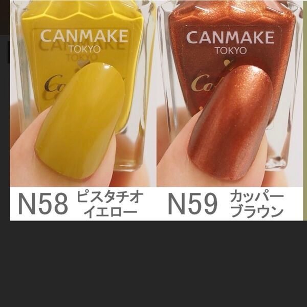 CANMAKE キャンメイク カラフルネイルズ N58/N59